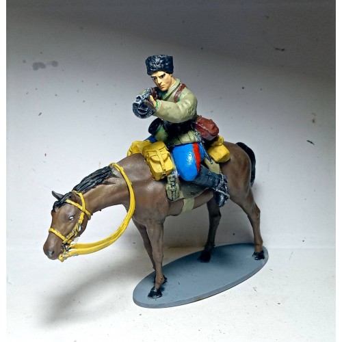 1/32 Soviet Cossack mounted handpainted